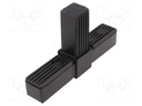 Mounting coupler; for profiles; Mat: polyamide; -30÷100°C; I: 76mm