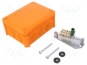 Enclosure: junction box; X: 116mm; Y: 150mm; Z: 67mm; polypropylene