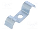 Screw mounted clamp; ØBundle : 10mm; Ømount.hole: 6mm; W: 12mm