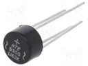 Single-phase bridge rectifier; Urmax: 600V; If: 1.5A; Ifsm: 50A