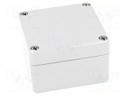 Enclosure: multipurpose; X: 70mm; Y: 70mm; Z: 45mm; S-8100; aluminium