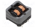 Inductor: wire; THT; 40.5mH; 700mA; 610mΩ; -25÷120°C; 250VAC