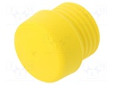 Hammer tip; Features: yelow tip:  medium hard