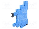 Socket; PIN: 5; 6A; 250VAC; Mounting: DIN; Leads: screw terminals