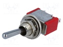 Switch: toggle; Pos: 3; SP3T; ON-OFF-ON; 2A/250VAC; 5A/28VDC