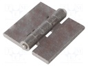 Hinge; Width: 60mm; steel; H: 60mm; V: without coating,for welding