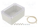 Enclosure: multipurpose; X: 75mm; Y: 105mm; Z: 55mm; Ritec; IP65