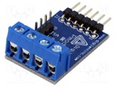 Pmod module; motor driver; GPIO; H-bridge; 2A; 12VDC