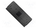 Electronic components tray; ESD; 9x9mm; black; BGA; waffle tray