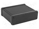 Enclosure: with panel; 1455; X: 80mm; Y: 103mm; Z: 31mm; aluminium