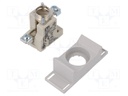 Fuse base; D01; Mounting: screw type; 25A; 400VAC; 400VDC