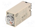 Timer; 0,1s÷10min; DPDT; 250VAC/5A; 100÷120VAC; socket; -10÷50°C