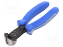 Pliers; end,cutting; two-component handle grips; 165mm