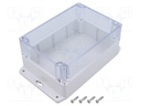 Enclosure: multipurpose; X: 121mm; Y: 171mm; Z: 80mm; polycarbonate