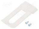 Clip; Colour: white; Series: CLIPS; 60x20x6mm