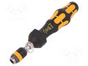 Screwdriver; dynamometric,adjustable,ESD; 142mm; Meas.accur: ±6%