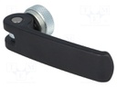 Lever; clamping; Thread len: 12mm; Lever length: 63mm; Body: black