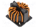 Inductor: wire with current compensation; THT; 1.2mH; 2.45mΩ