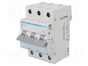 Circuit breaker; 400VAC; Inom: 25A; Poles: 3; DIN; Charact: B; 6kA