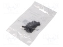 Cap for LED profiles; black; ABS; Pcs: 20; SLIM8