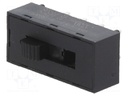 Switch: slide; Pos: 3; DP3T; 2A/250VAC; 0.5A/125VDC; ON-ON-ON