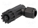 Plug; M12; PIN: 3; female; A code-DeviceNet / CANopen; for cable