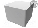 Enclosure: multipurpose; X: 120mm; Y: 120mm; Z: 94mm; 1591S; ABS; grey