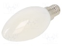 LED lamp; cool white; E14; 220/240VAC; 470lm; 4.5W; 6500K; -20÷40°C