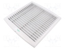 Vent, Thermoplastic, Grey, Climasys Series Thermal Management Systems, 268 mm, 248 mm, 18 mm