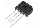 Single-phase bridge rectifier; Urmax: 50V; If: 6A; Ifsm: 175A; KBU