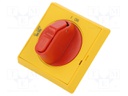 Knob; Colour: red/yellow