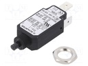 Circuit breaker; Urated: 240VAC; 48VDC; SPST; Poles: 1; 10g