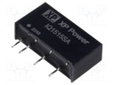 Isolated Board Mount DC/DC Converter, Semi Regulated, ITE, 1 Output, 1 W, 15 V, 67 mA