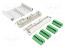 Enclosure: for DIN rail mounting; Y: 127.8mm; X: 120mm; Z: 40mm