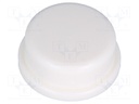 Button; round; white; Application: TACTS-24; Ø13mm