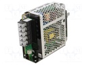 Power supply: switched-mode; 50W; 24VDC; 2.2A; 85÷264VAC; 300g