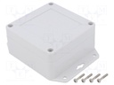 Enclosure: multipurpose; X: 90mm; Y: 90mm; Z: 45mm; ZP; ABS; gasket