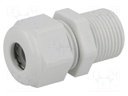 Cable gland; with long thread; PG11; IP68; Mat: polyamide; UL94V-0