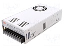 Power supply: switched-mode; programmable; 300W; 12VDC; 25A; 1.1kg