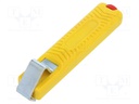 Stripping tool; Wire: round; Length: 132mm; Øcable: 4÷16mm