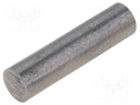 Magnet: permanent; Ø3x12mm; AlNiCo500; 1150mT