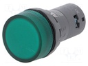 Control lamp; 22mm; CL2; -25÷70°C; Illumin: LED; Ø22mm; 230VAC