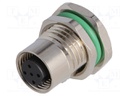 Socket; M12; PIN: 5; female; B code-Profibus; THT; IP67; 60V; 4A