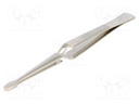 Tweezers; Tweezers len: 160mm; Blades: straight; Tipwidth: 5mm