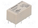 Relay: electromagnetic; DPST; Ucoil: 5VDC; 5A/250VAC; max.250VAC