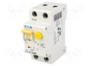 RCBO breaker; Inom: 13A; Ires: 30mA; Max surge current: 250A; 230V