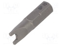 Screwdriver bit; spanner; SP10; Overall len: 25mm