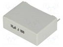 Capacitor: polyester; 10uF; 63VAC; 100VDC; Pitch: 27.5mm; ±5%