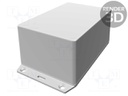 Enclosure: multipurpose; X: 83mm; Y: 123mm; Z: 59mm; 1591XX; ABS; IP54