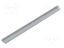 Profiles for LED modules; surface; white; L: 1m; aluminium